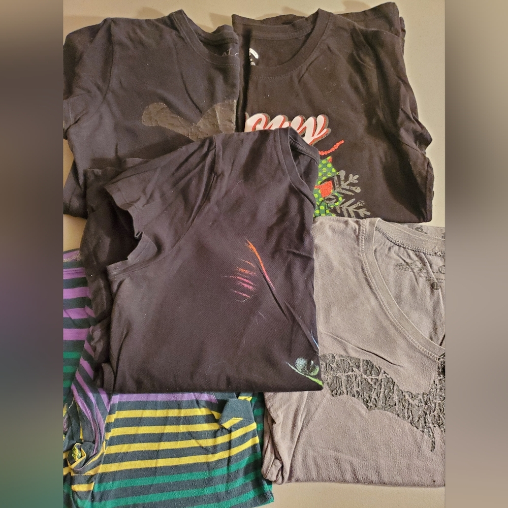 Women's t-shirt lot (size large)